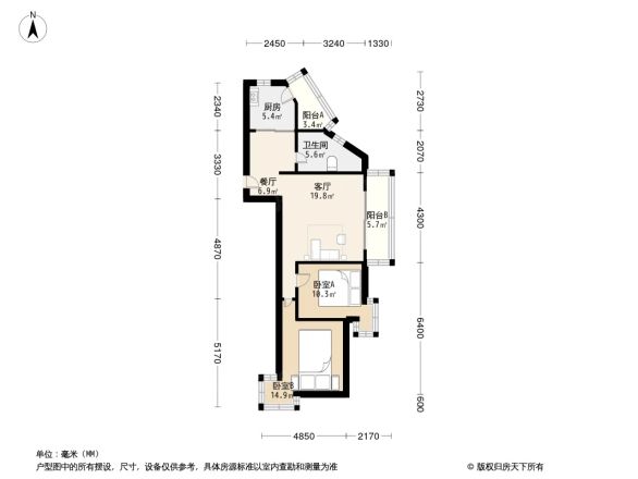 保利香槟花园户型图