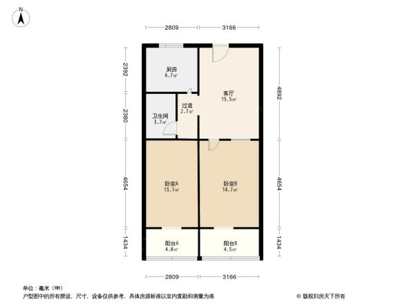 东海岸花园户型图