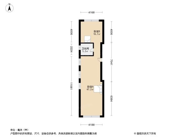 欣北钱江国际广场酒店式公寓户型图