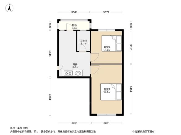 哈药小区(南岗)户型图