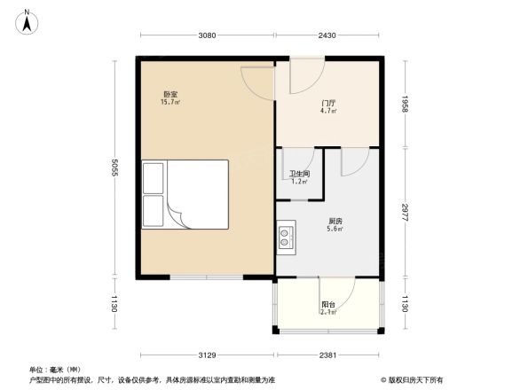 康安路小区户型图