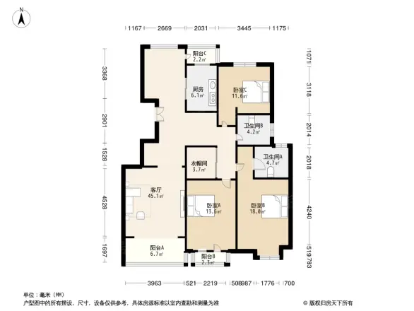 香山美墅户型图