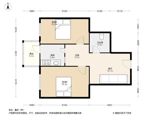 学府三道街5号户型图
