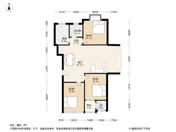 金桂小区户型图