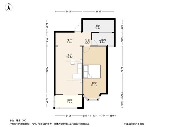 珍泉颐园户型图