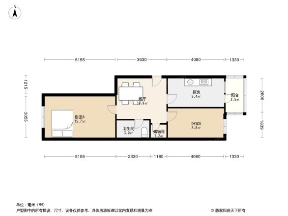 康安路小区户型图