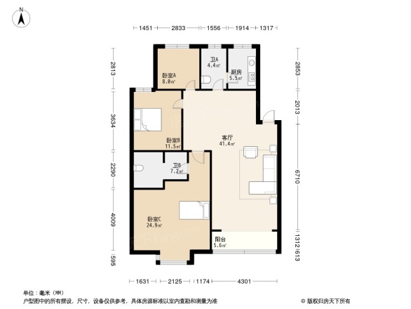 大众传媒教师公寓户型图