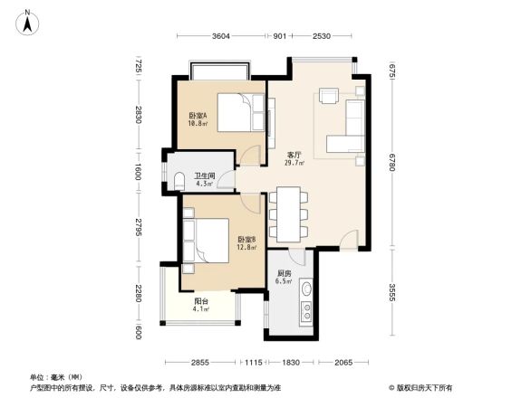馨钻界小区户型图