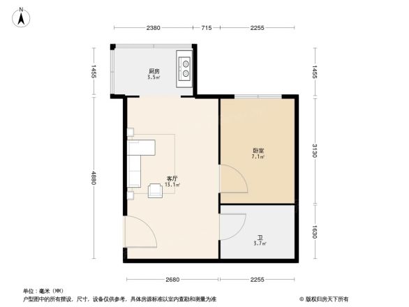 东内史胡同小区户型图