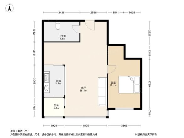 龙悦大厦户型图