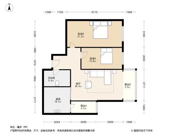 龙悦大厦户型图