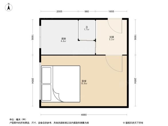 东内史胡同小区户型图