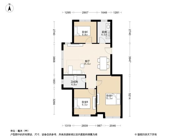 仙悦花园户型图