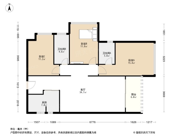 联投东方二期户型图