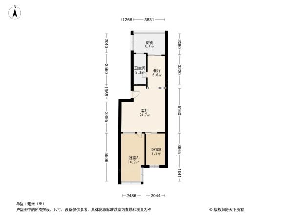 黎明山庄户型图