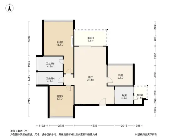 联投东方华府户型图