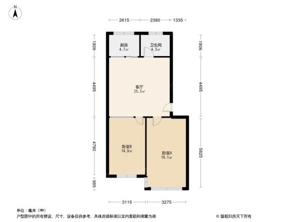 百旺花园户型图
