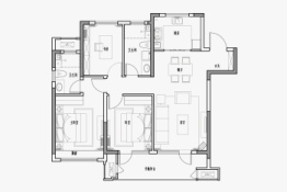 大都·明月听澜3室2厅1厨2卫建面112.00㎡