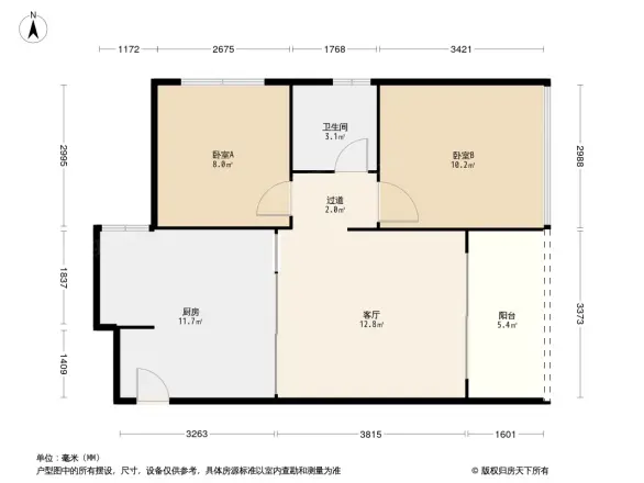 联投东方华府户型图