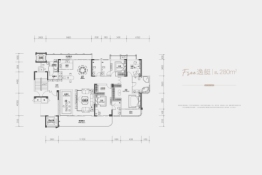 赣州前湾4室4厅2厨4卫建面280.00㎡