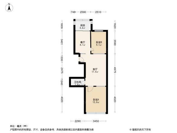 黎明山庄户型图