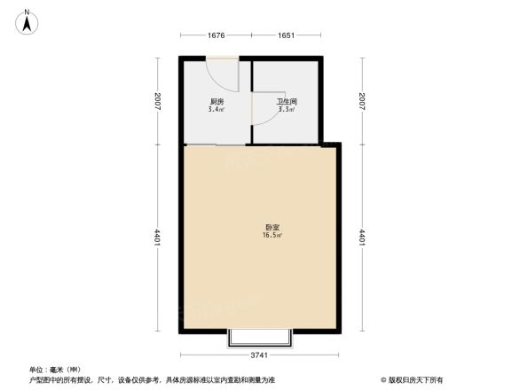 百旺花园户型图