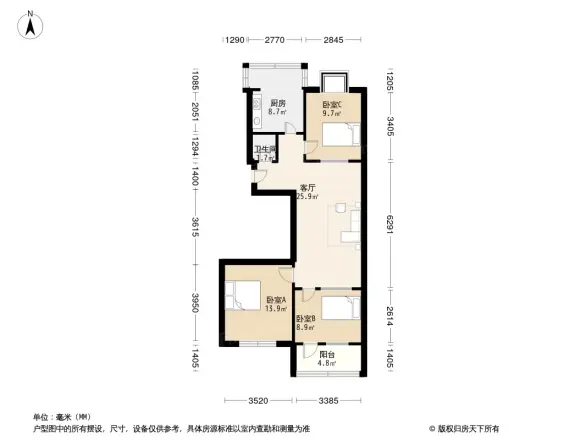 党校宿舍户型图