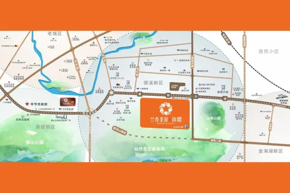 兰乔圣菲3期南郡交通图