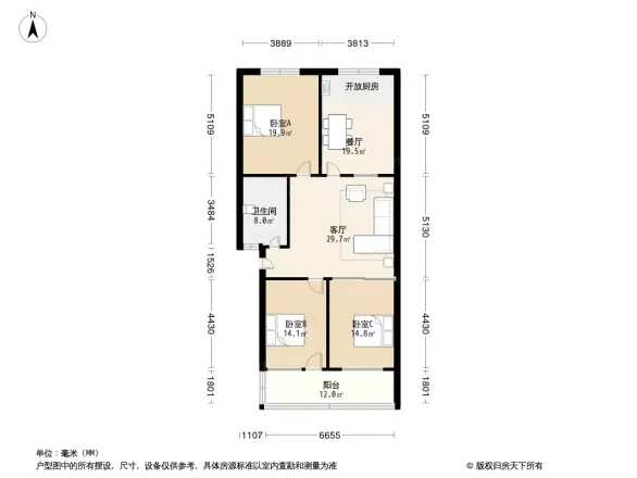 经十西路17336号户型图