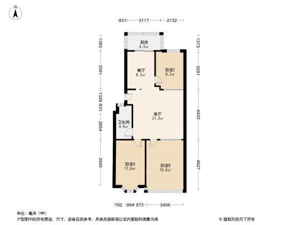 黎明山庄户型图