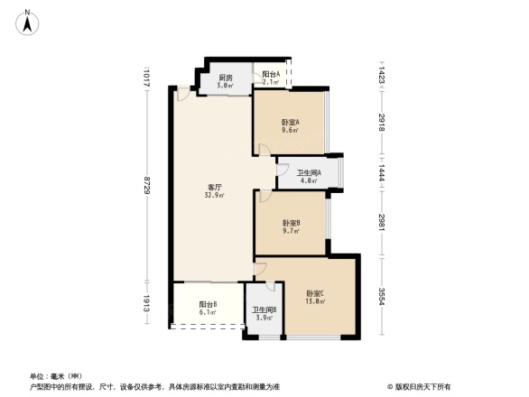 联投东方华府户型图