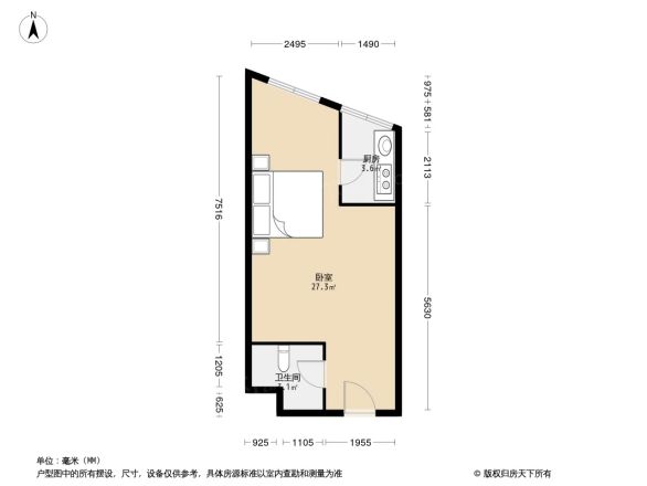 惠友旺角户型图
