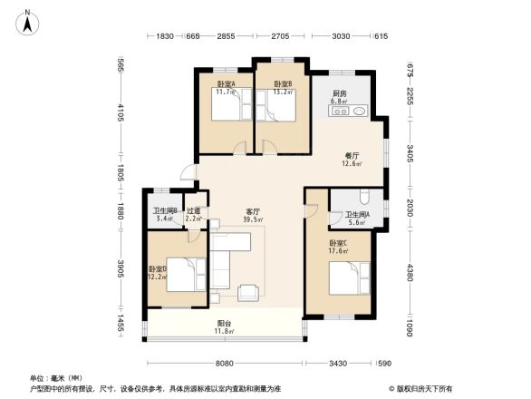 颐福苑户型图