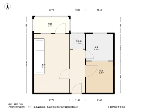 南街花园小区户型图