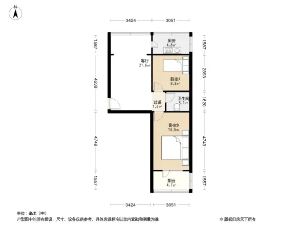 土门墩粮库家属院户型图