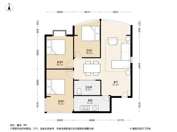 合水嘉园户型图