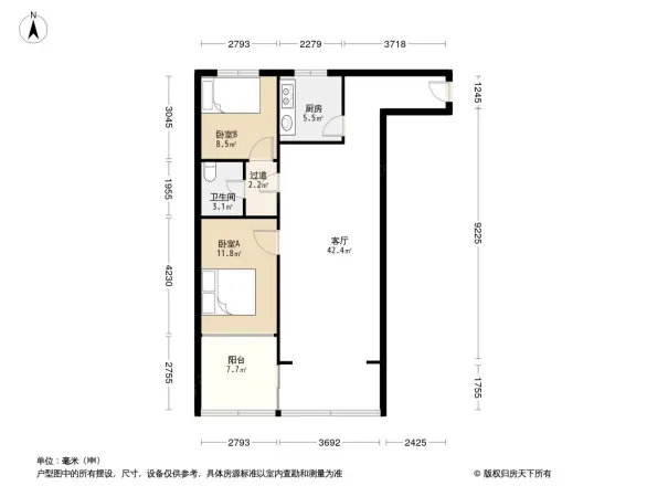 西固巷糖酒小区户型图