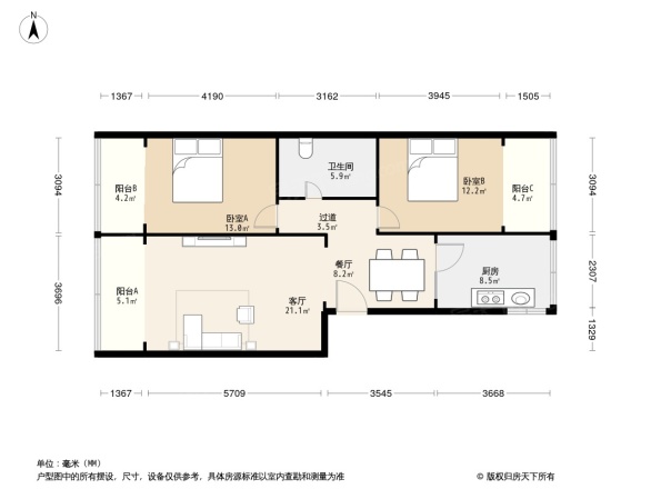 温馨家园户型图