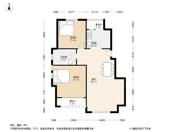 双良福源户型图