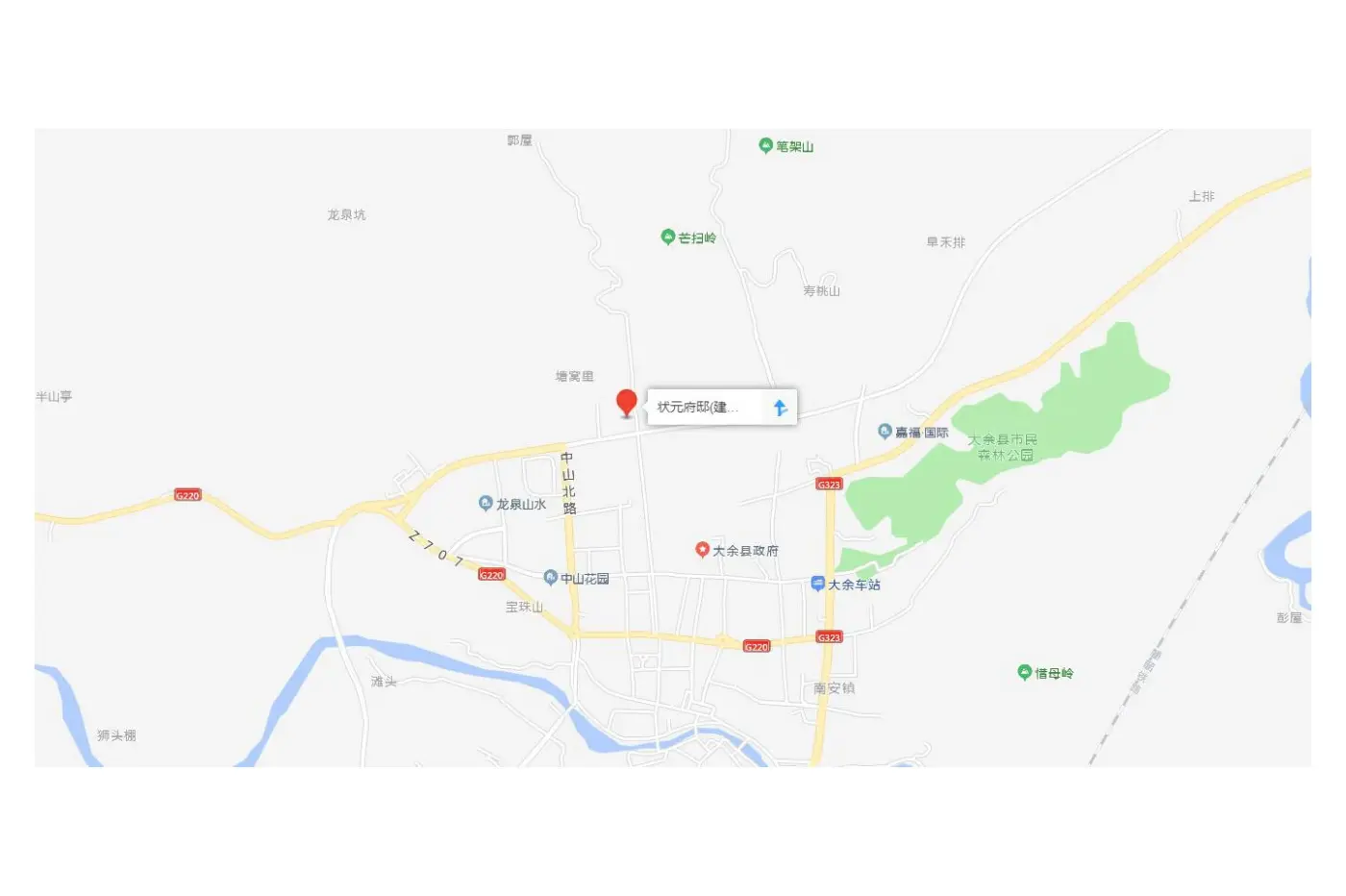 状元府邸交通图