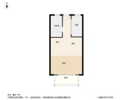 锦艺·帕塔拉国际康养社区1室2厅1厨1卫建面55.00㎡