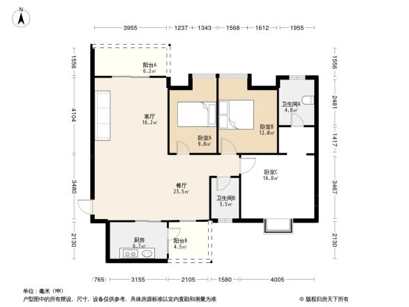 玉兰湖庭户型图