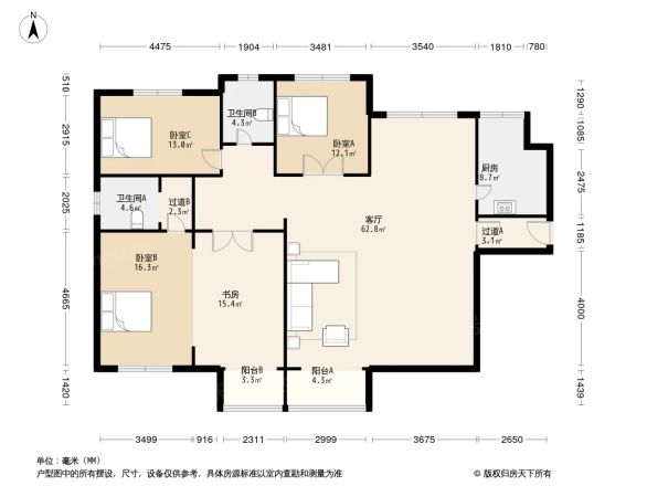兴文公寓户型图