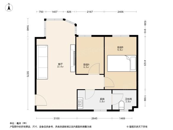 龙珠花园户型图