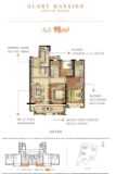 奥园宝嘉·誉荣府95㎡户型