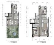 别墅建面约143㎡户型