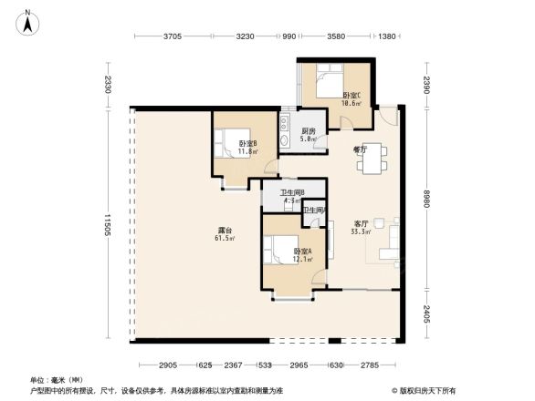 玉兰湖庭户型图