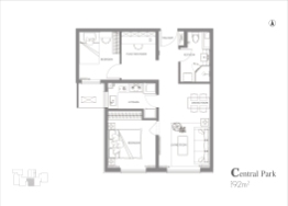 金融街·滨海融御3室2厅1厨1卫建面92.00㎡