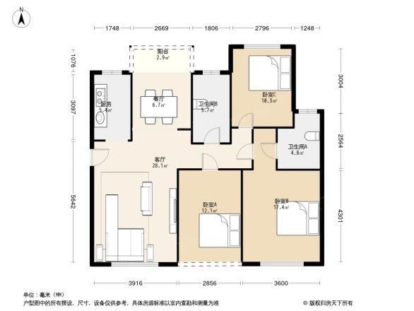 兰亭春晓户型图