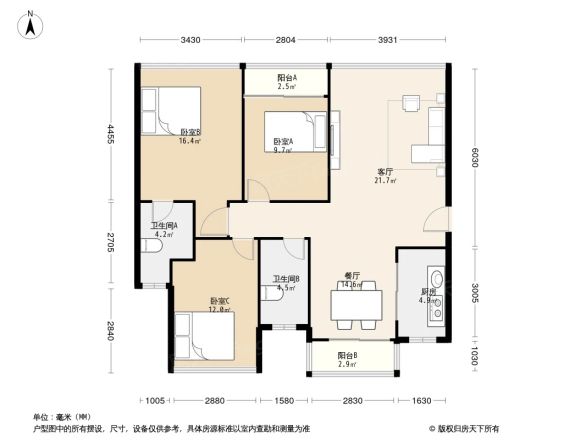 兰亭春晓户型图